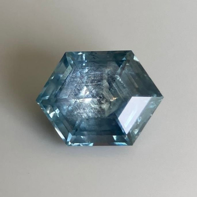 1.53ct Unheated Montana Green Teal Sapphire