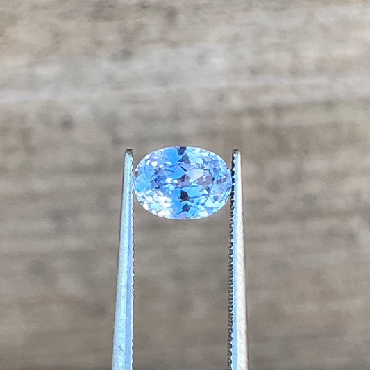 1.56ct Icey Pale Blue Sapphire