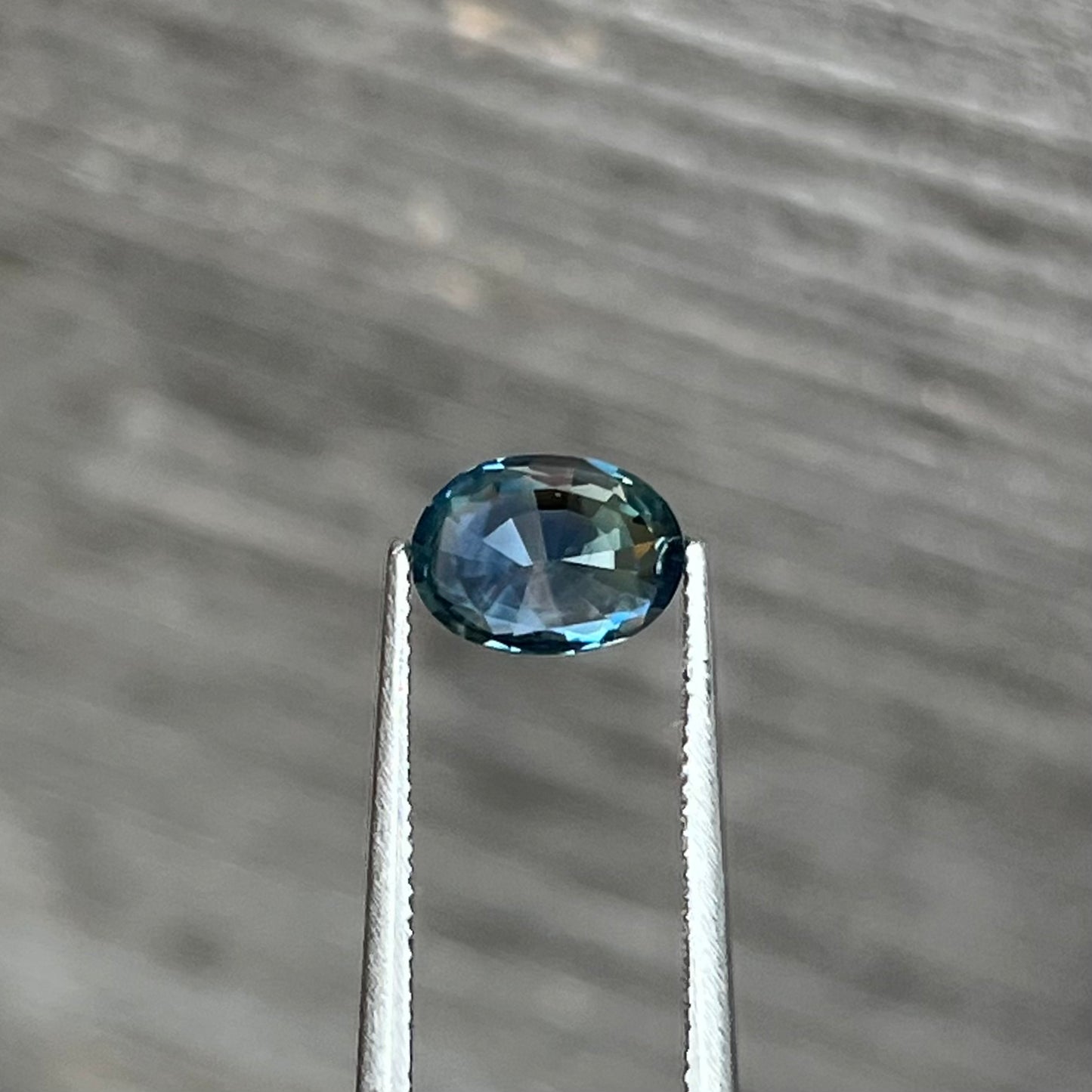 1.43ct Unheated Blue Teal Sapphire