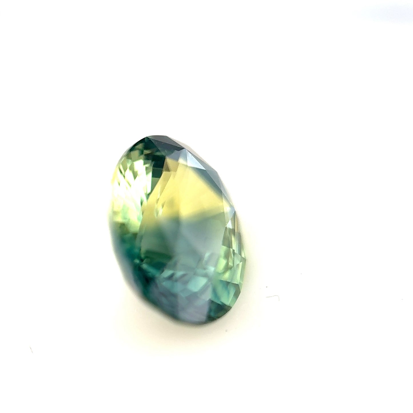 4.01ct Unheated Bi-Colour Teal Sapphire