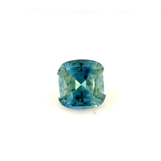 1.75ct Unheated Greenish Blue / Yellow Bi-colour Sapphire - 7.29 x 7.14 x 4.69mm