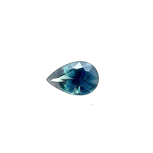 1.34ct Unheated Deep Blue Teal Sapphire