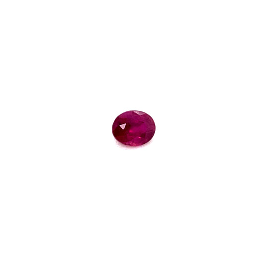 0.78ct Unheated Pinkish Red Ruby