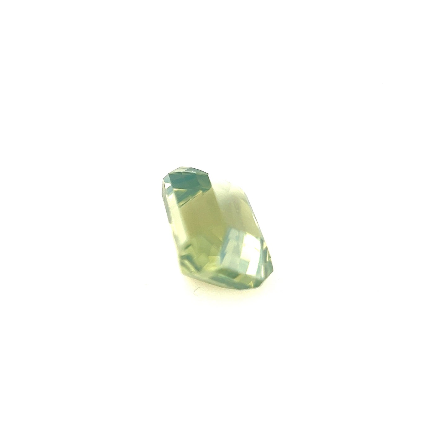 1.55ct Unheated Smoky Green Yellow Sapphire