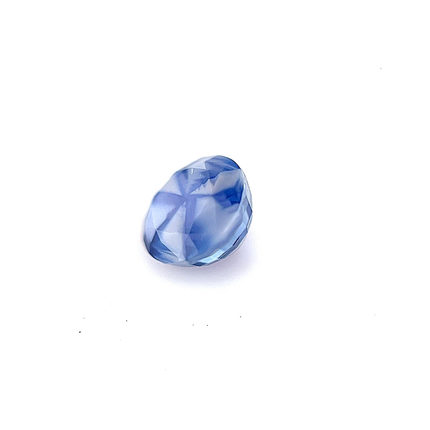 0.86ct Rare Translucent Trapiche like Cornflower Blue Sapphire