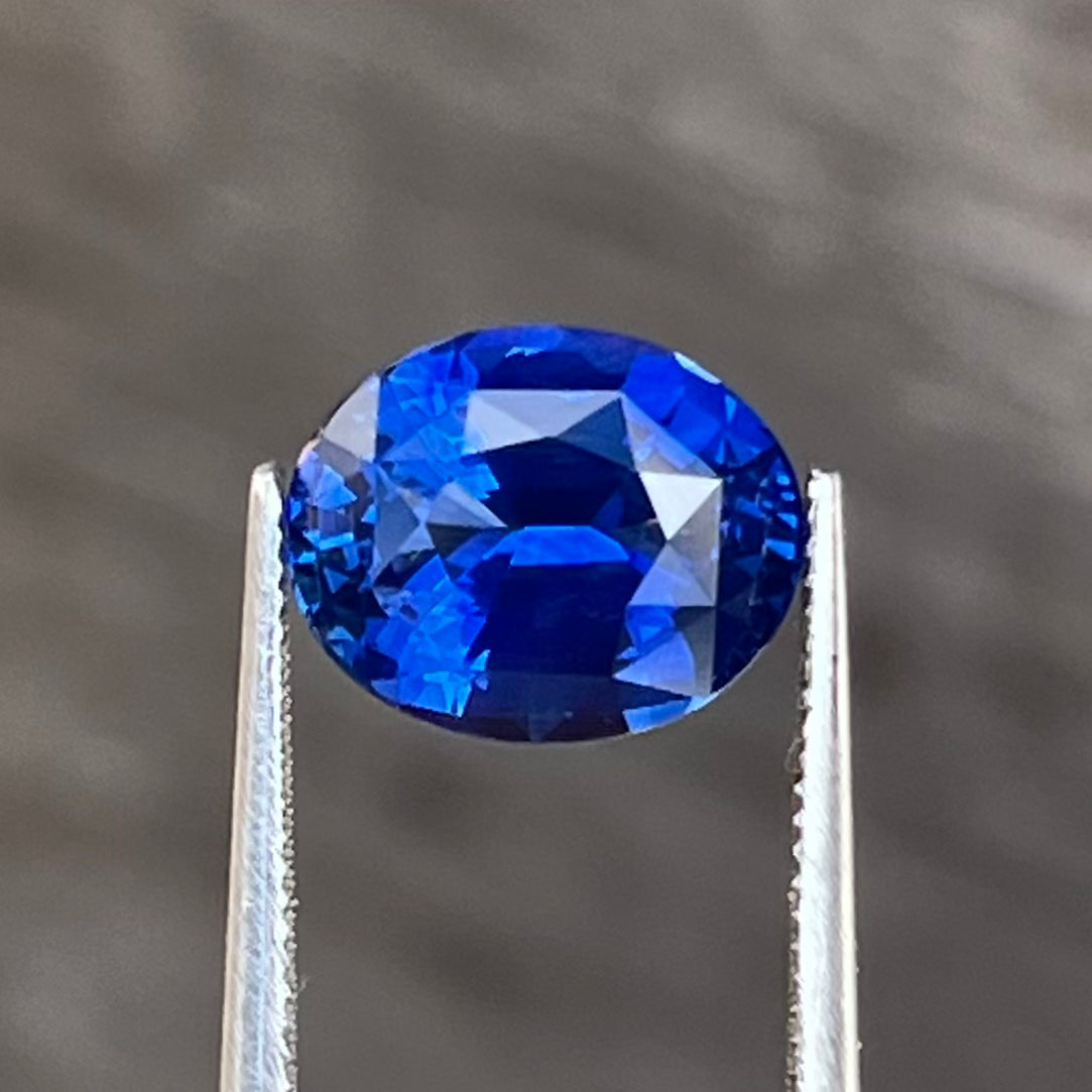 3.27ct Vivid Royal Blue Sapphire
