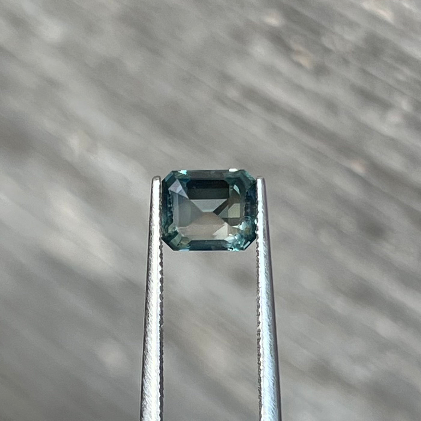 1.64ct Unheated Teal Sapphire