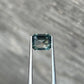 1.64ct Unheated Teal Sapphire
