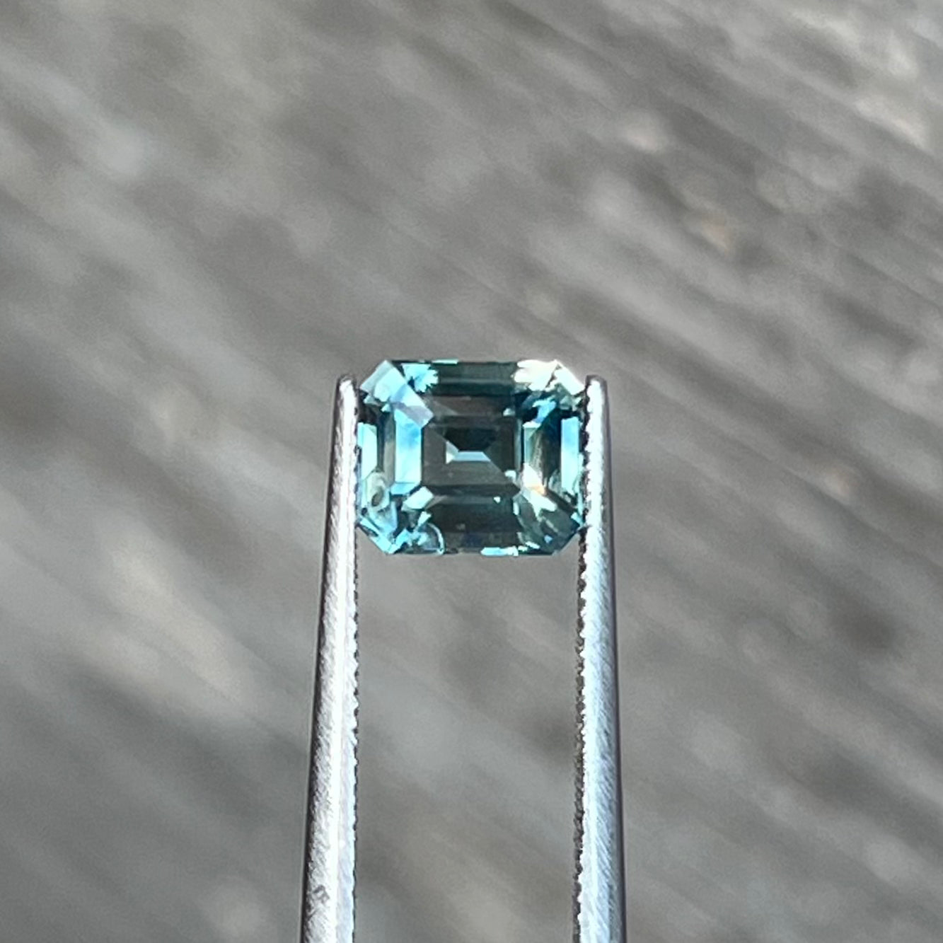 1.64ct Unheated Teal Sapphire
