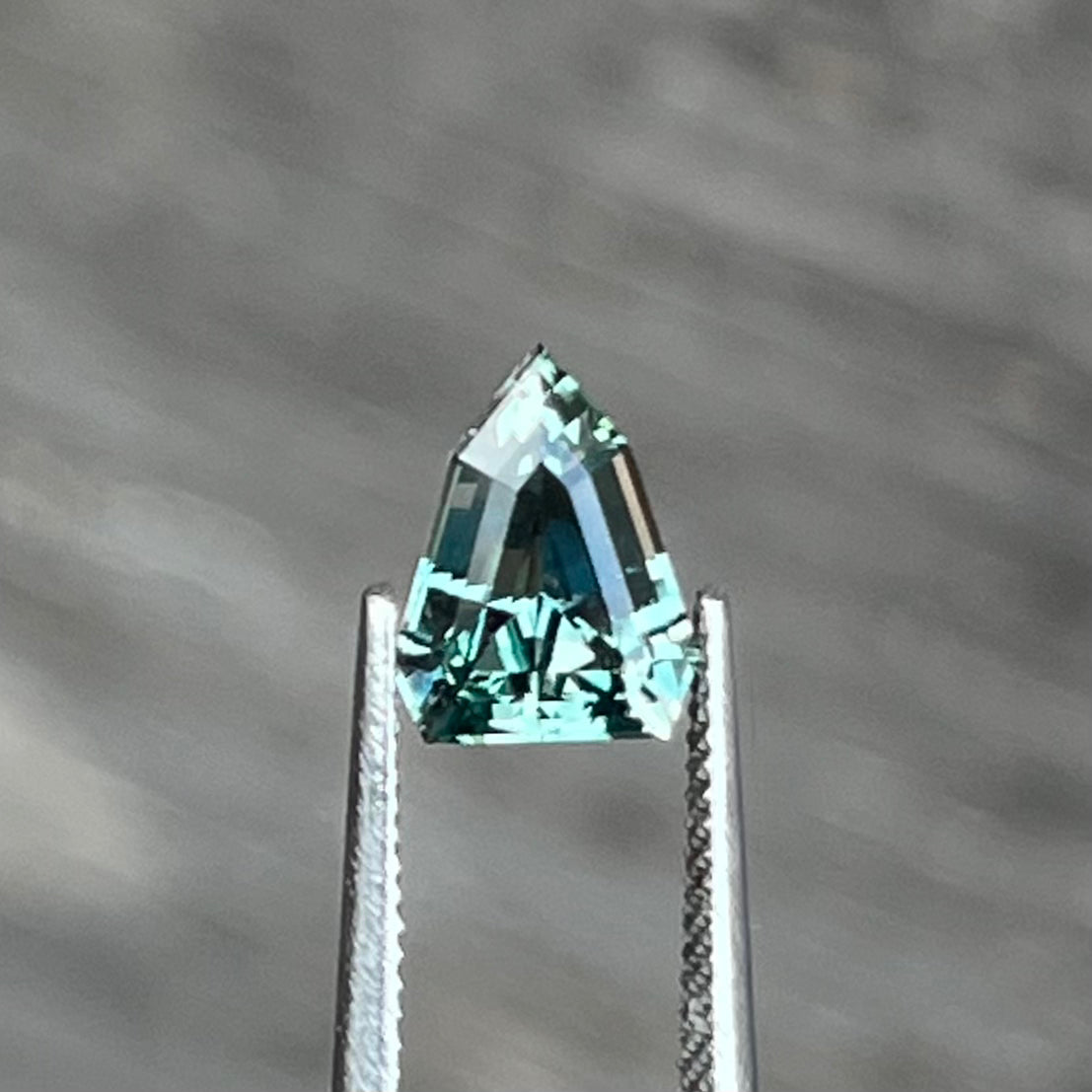 1.28ct Unheated Green Teal Sapphire