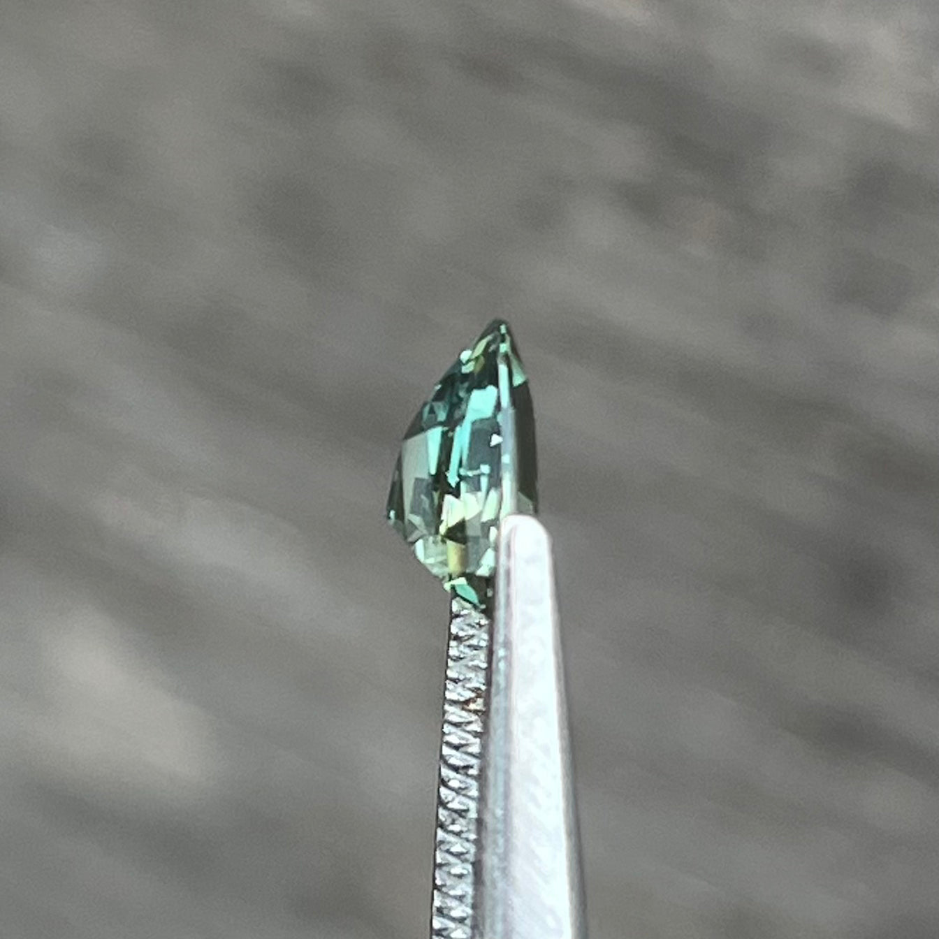 1.28ct Unheated Green Teal Sapphire