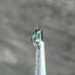 1.28ct Unheated Green Teal Sapphire