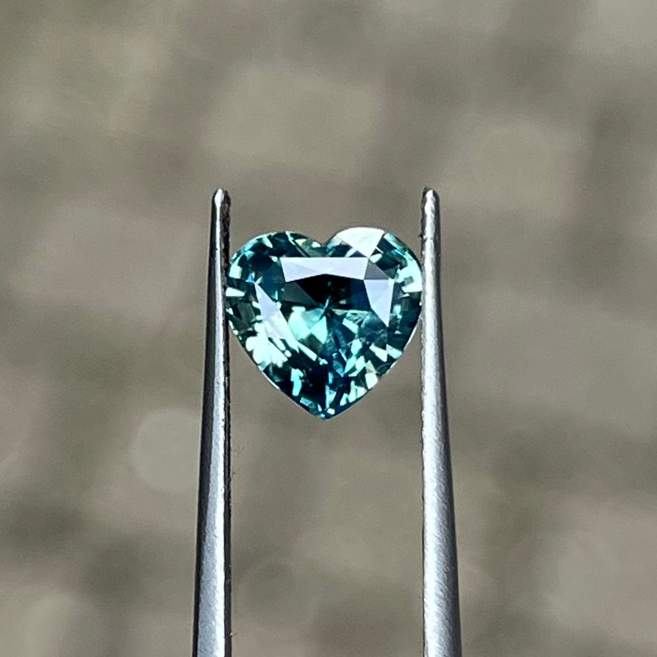 2.51ct Unheated Teal Sapphire - 8.34 x 7.92 x 5.18mm