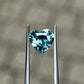 2.51ct Unheated Teal Sapphire - 8.34 x 7.92 x 5.18mm