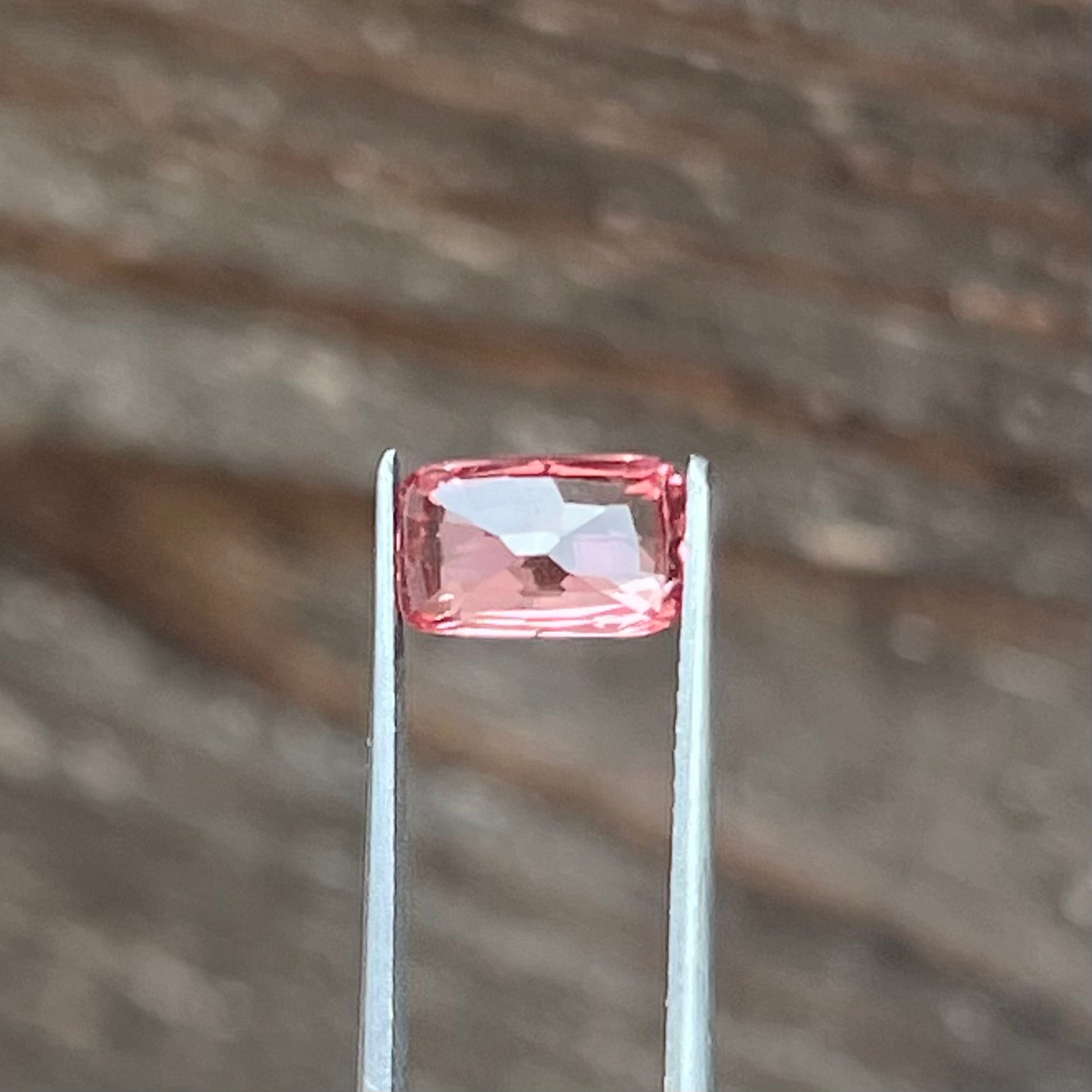 1.55ct Unheated Padparadscha Sapphire - 8.11 x 5.14 x 3.36mm
