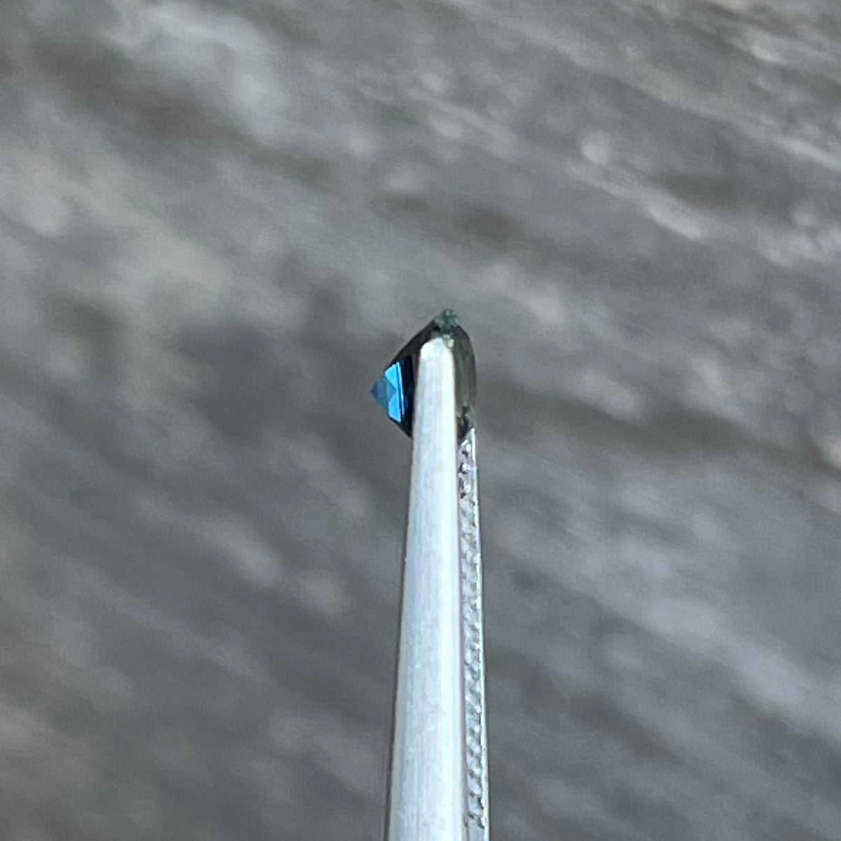 1.12ct Unheated Teal Sapphire - 6.08 x 5.50 x 3.84mm