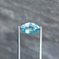 1.23ct Unheated Green Sapphire - 10.05 x 5.39 x 3.25mm