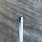 2.04ct Unheated Blue Teal Sapphire - 7.65 x 5.72 x 4.68mm