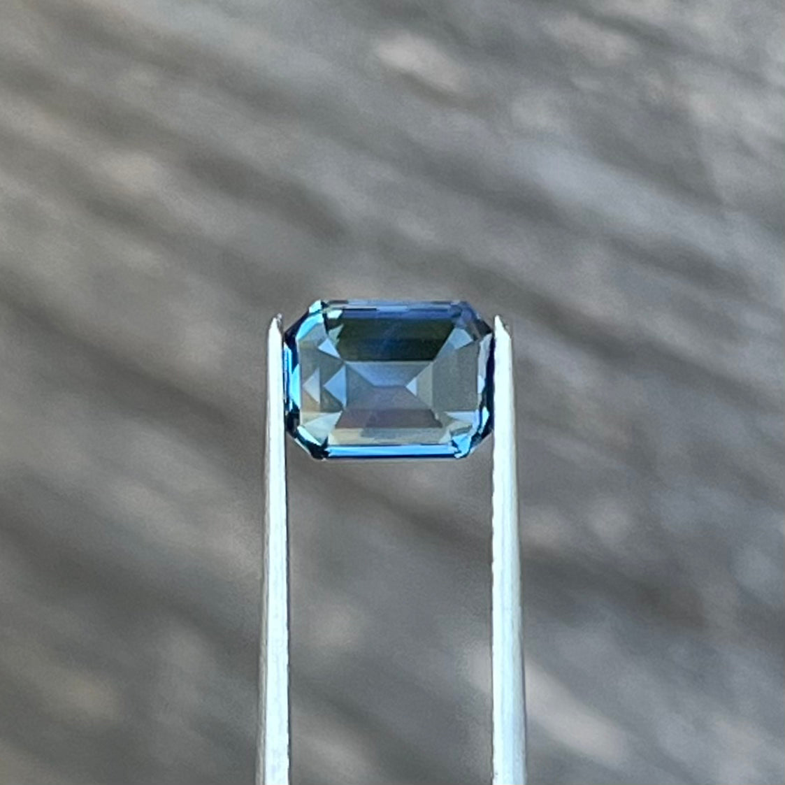 2.04ct Unheated Blue Teal Sapphire - 7.65 x 5.72 x 4.68mm