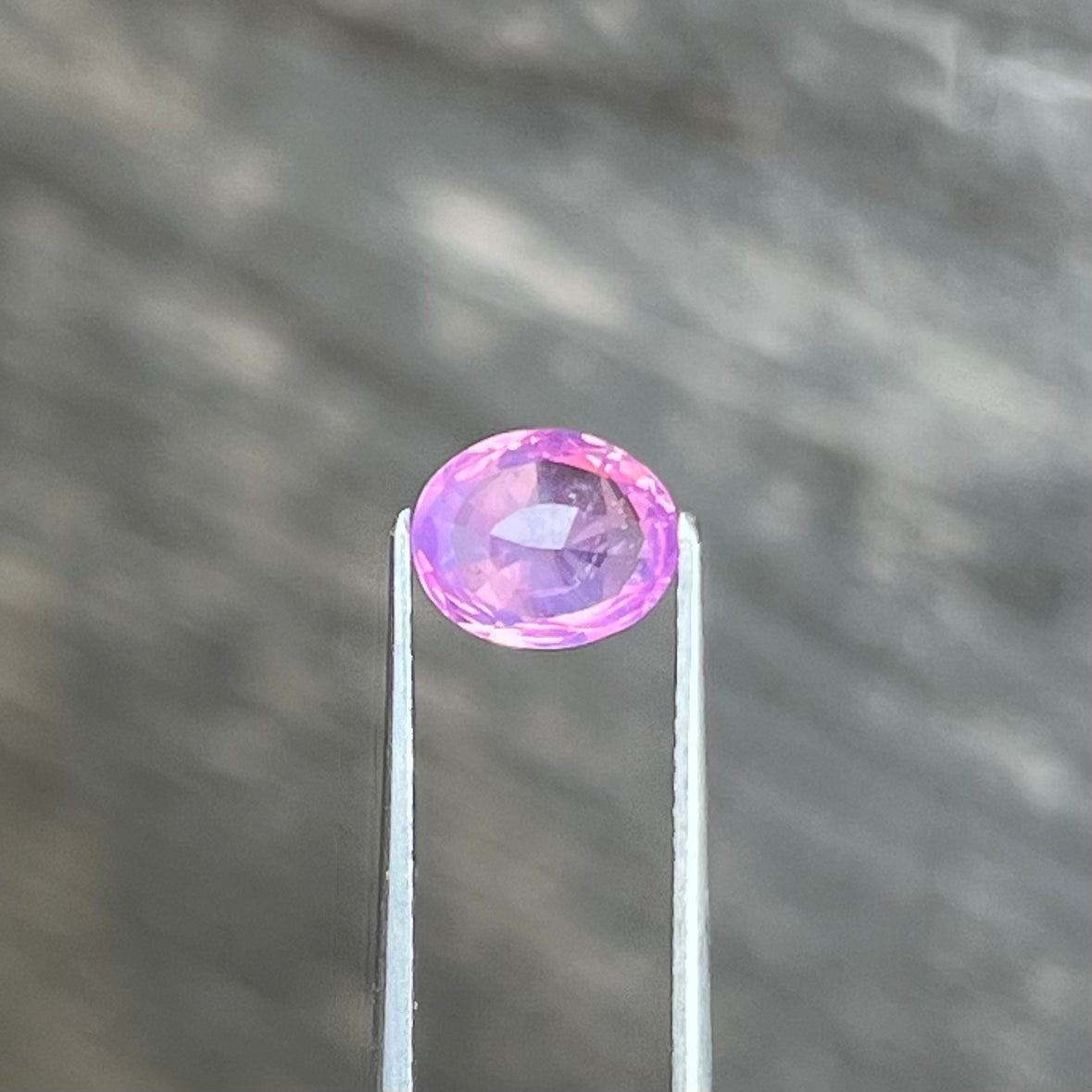 1.42ct Unheated Purplish Pink Sapphire - 7.28 x 5.98 x 4.05mm