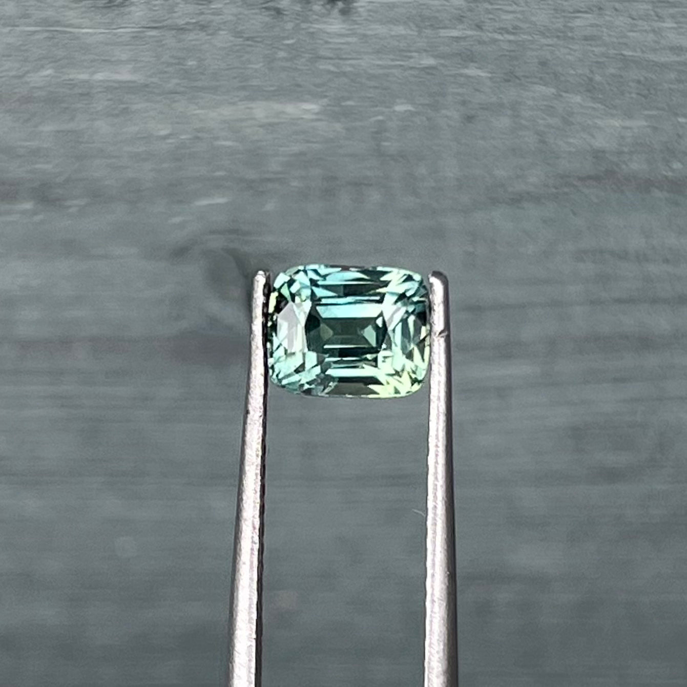 1.55ct Unheated Green Sapphire - 6.50 x 5.32 x 4.42mm