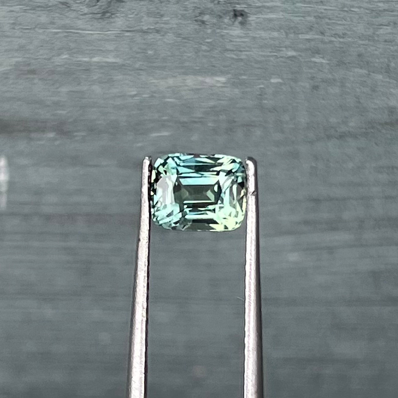 1.55ct Unheated Green Sapphire - 6.50 x 5.32 x 4.42mm