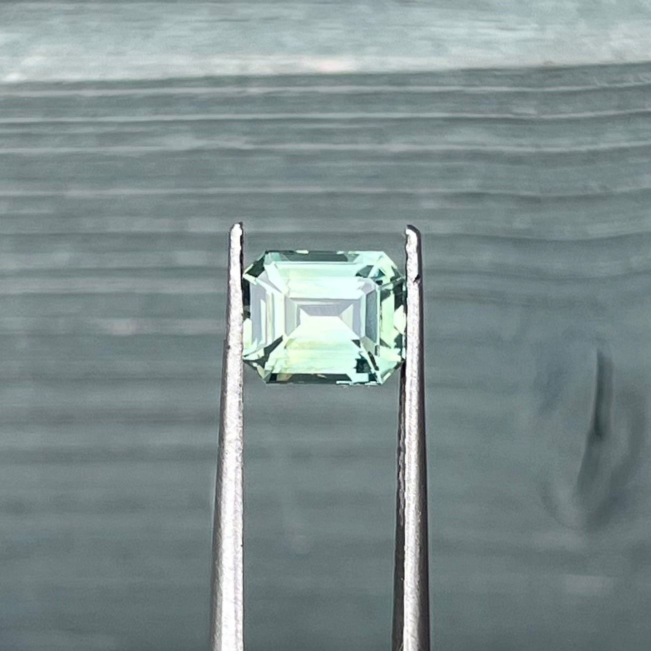 2.10ct Unheated Green Sapphire - 7.32 x 5.92 x 4.23mm