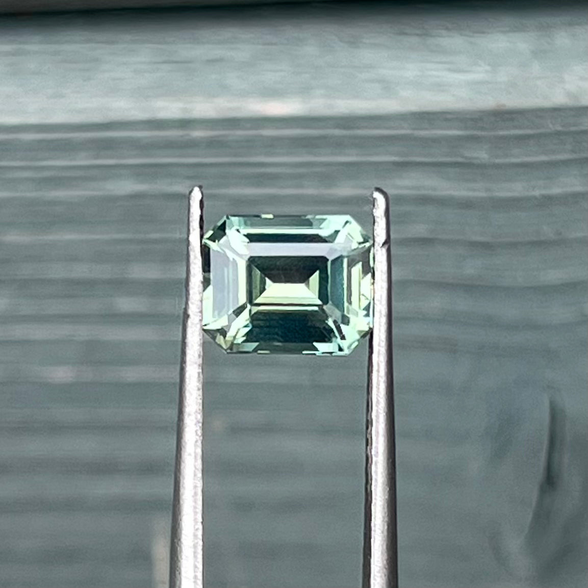 2.10ct Unheated Green Sapphire - 7.32 x 5.92 x 4.23mm