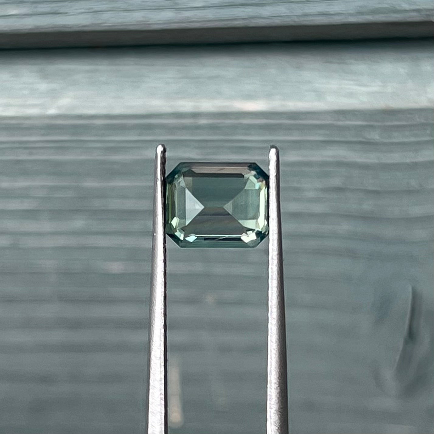 2.10ct Unheated Green Sapphire - 7.32 x 5.92 x 4.23mm