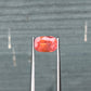 0.95ct Unheated Orangish Pink Sapphire - 6.72 x 4.75 x 3.51mm
