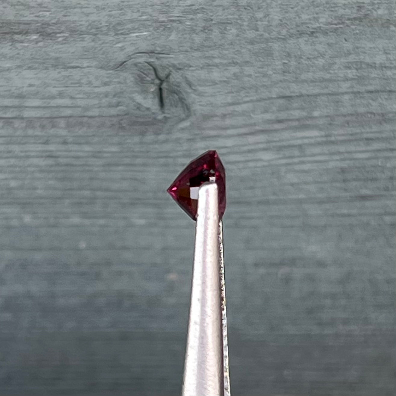 1.55ct Unheated Madagascar Purplish Red Ruby - 7.07 x 5.81 x 4.44mm - with GIA report