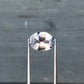 2.76ct Peach & Blue Bi-colour Sapphire - 10.44 x 7.88 x 4.41mm