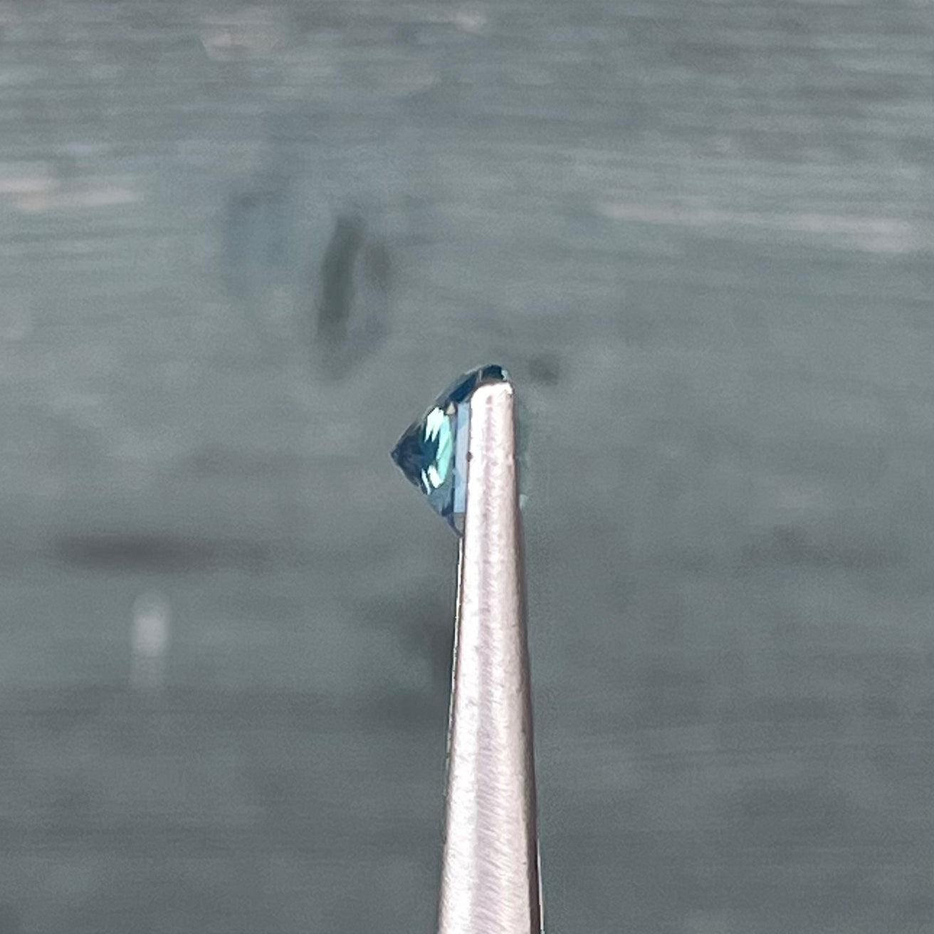 2.01ct Unheated Opalescent Greenish Blue Sapphire - 7.78 x 6.16 x 4.50mm