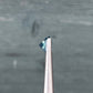 2.01ct Unheated Opalescent Greenish Blue Sapphire - 7.78 x 6.16 x 4.50mm