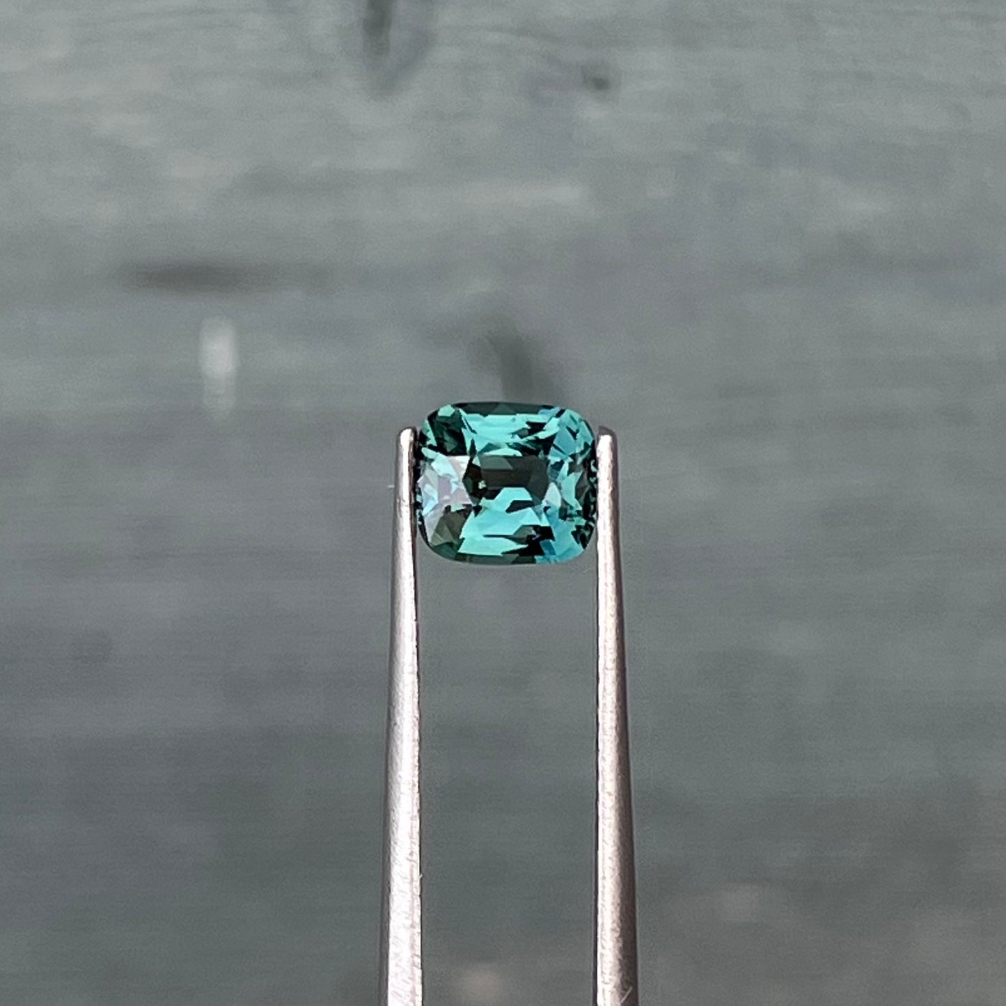1.15ct Unheated Green Teal Sapphire - 6.38 x 5.70 x 4.01mm