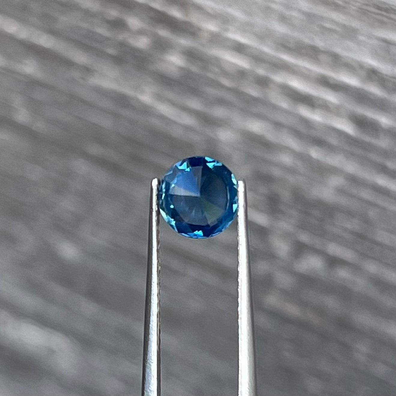1.12ct Unheated Blue Teal Sapphire - 6.54 x 3.73mm
