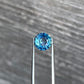 1.12ct Unheated Blue Teal Sapphire - 6.54 x 3.73mm