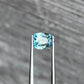 2.09ct Unheated Bi-colour Teal Sapphire - 7.34 x 6.24 x 4.52mm