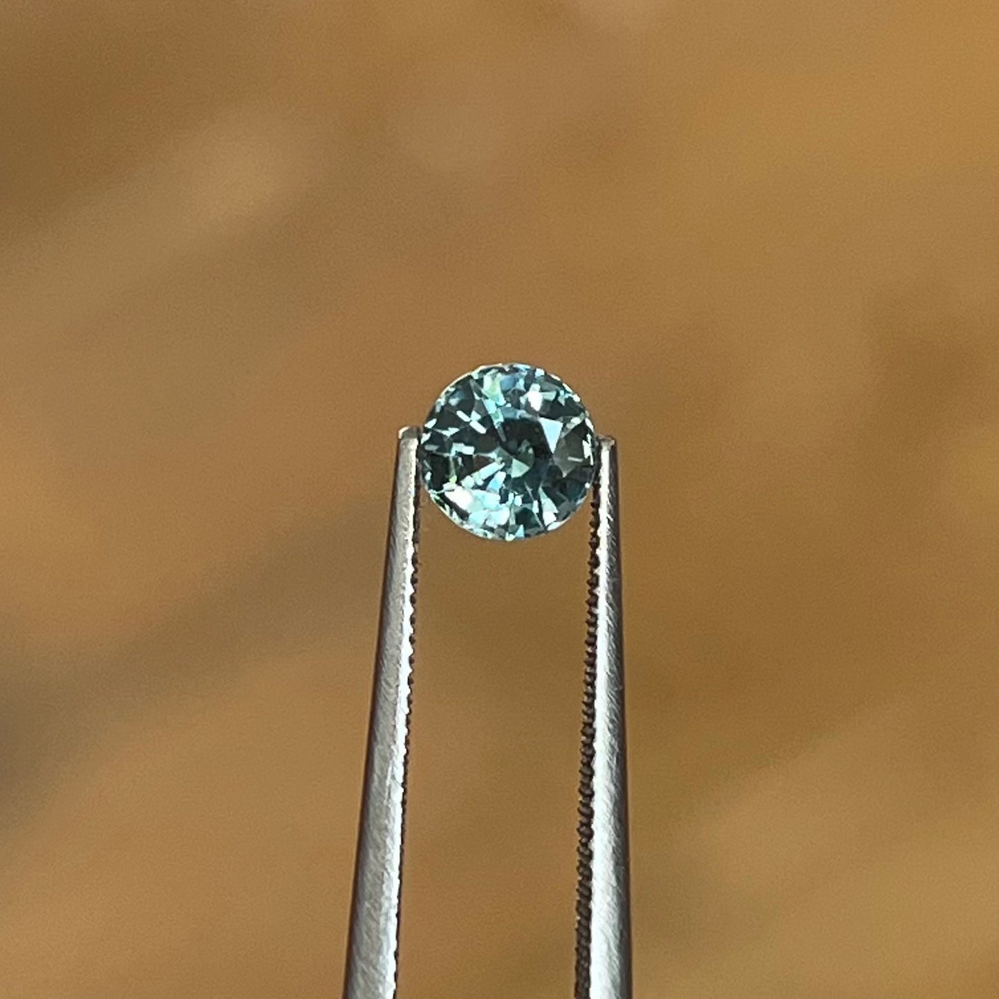 0.78ct Unheated Teal Sapphire