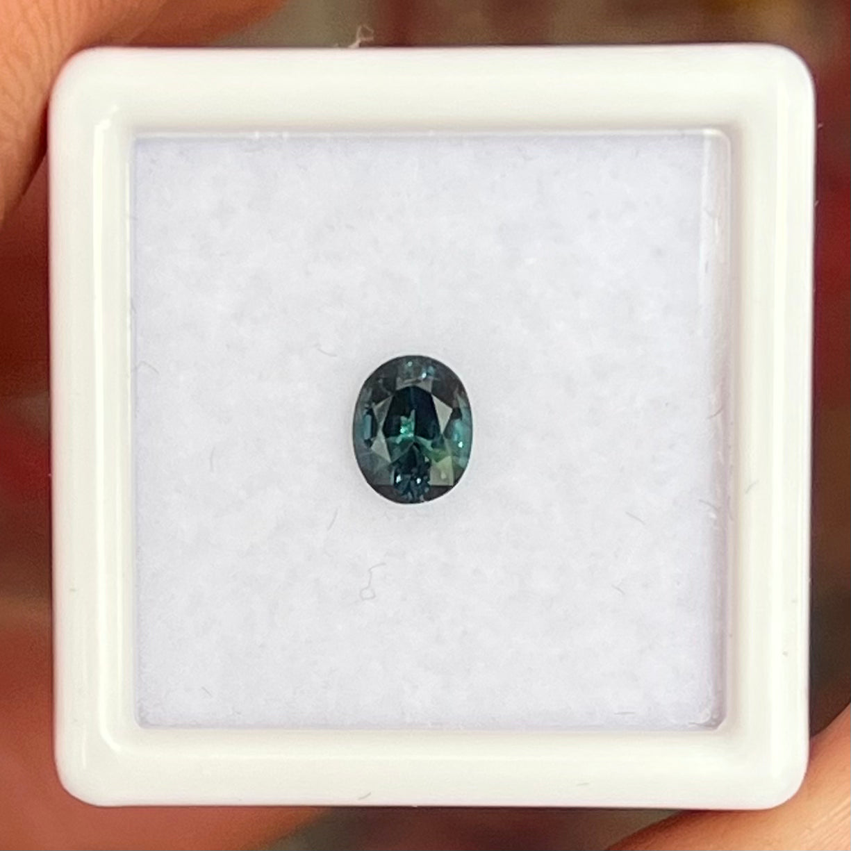 0.75ct Teal Sapphire