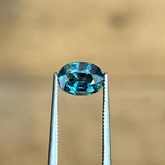 1.41ct Greenish Blue Sapphire