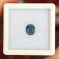 0.96ct Deep Blue Teal Sapphire