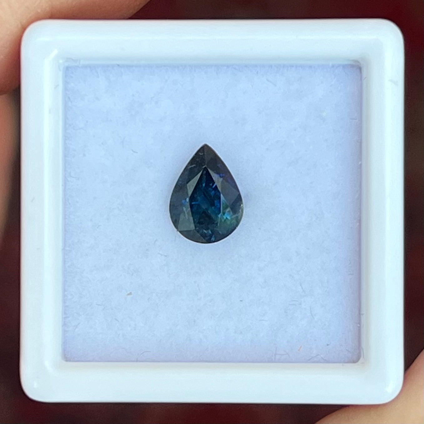 1.25ct Deep Blue Teal Sapphire