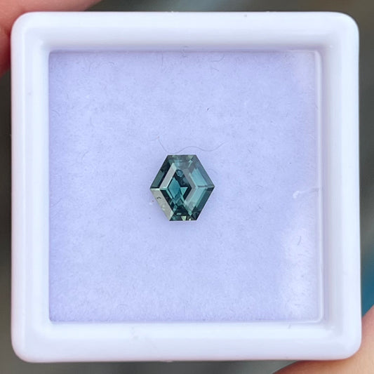 0.62ct Teal Sapphire
