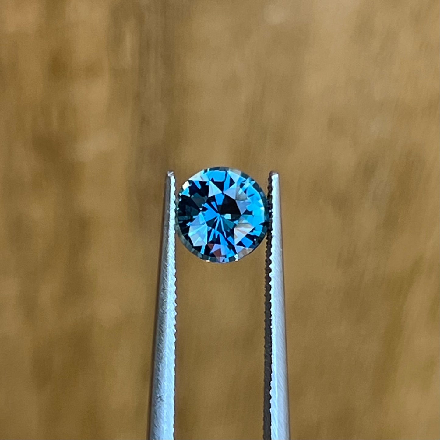 1.31ct Unheated Blue Teal Sapphire