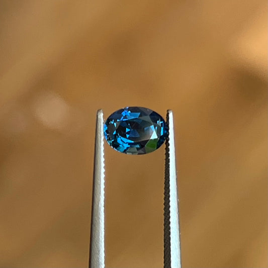 1.31ct Unheated Blue Teal Sapphire