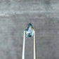 1.10ct Unheated Teal Sapphire