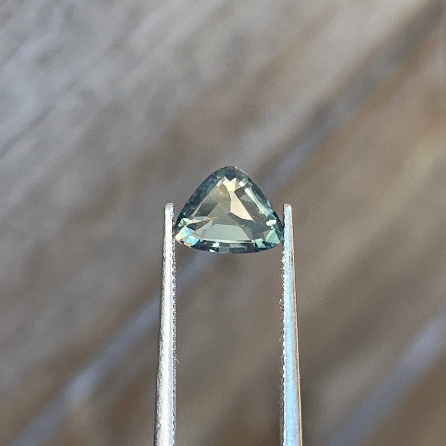 1.56ct Unheated Green Teal Sapphire