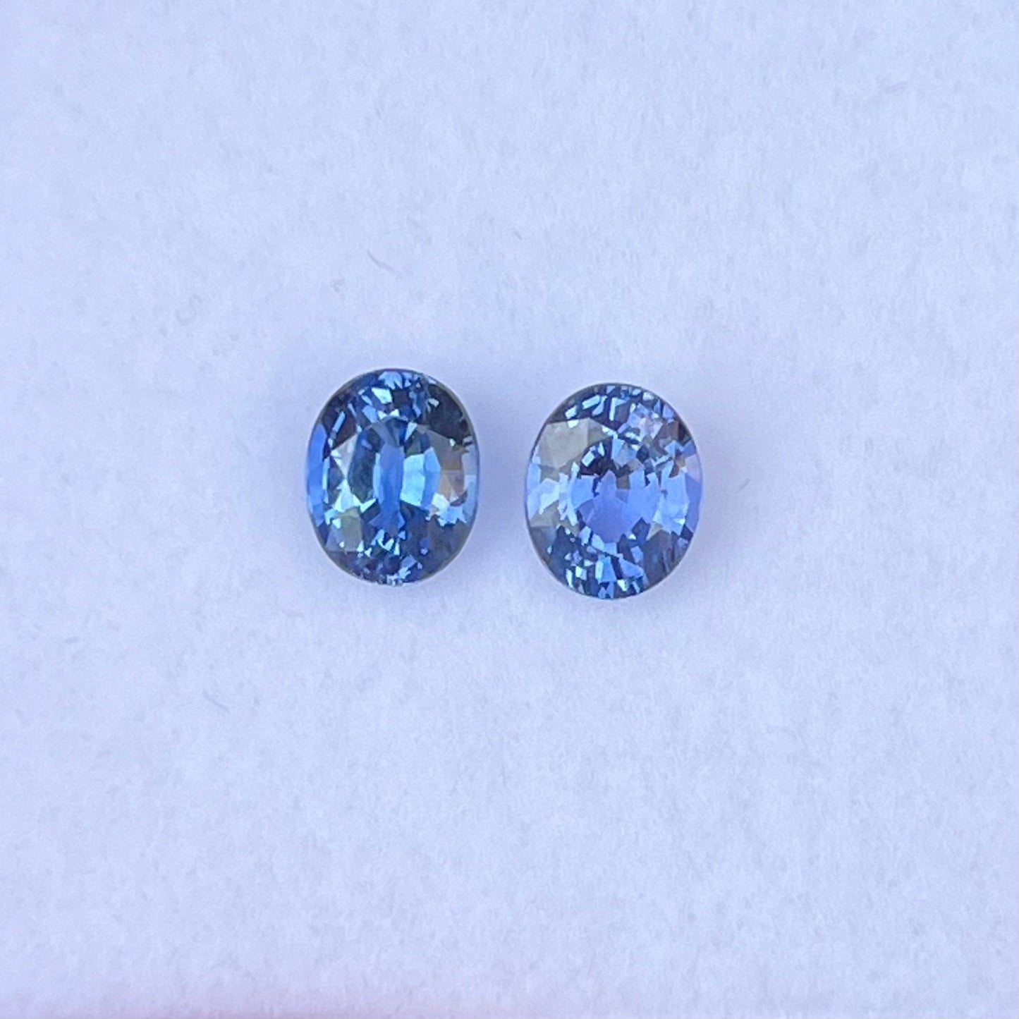 2.21ct Blue Sapphire Pair