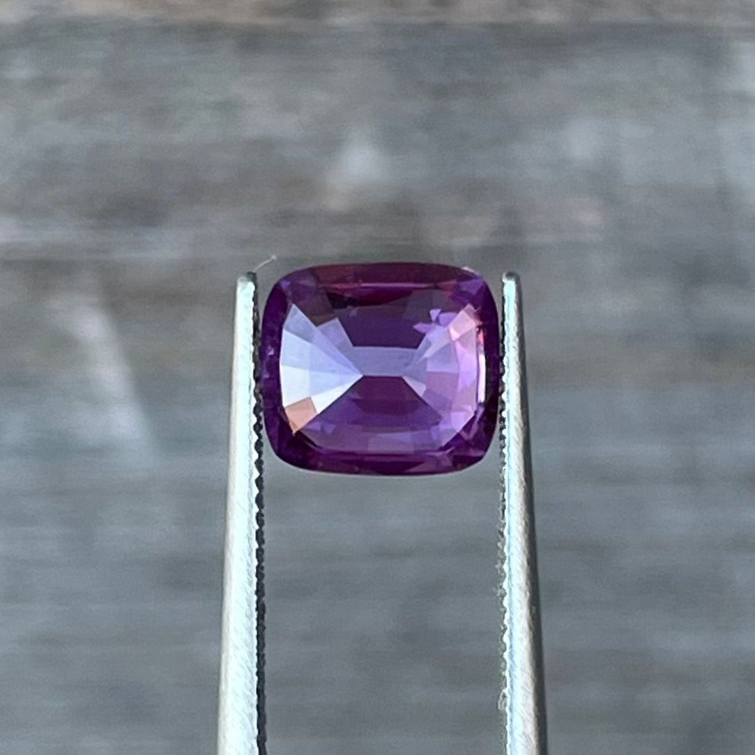 2.08ct Unheated Vivid Purple Sapphire